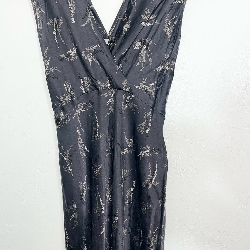 Vince Black Silk Slip Midi Dress - Picture 12 of 15
